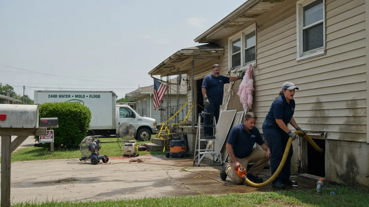Water Damage Repair in Hudson, IL near me